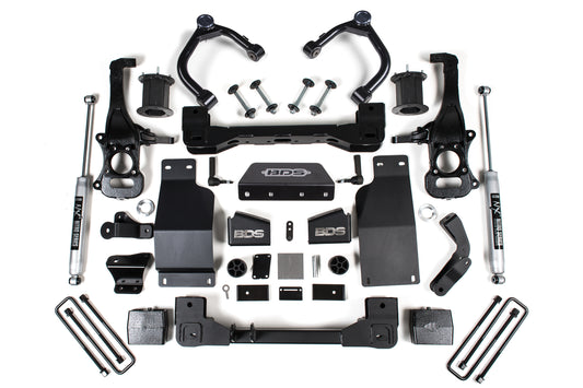 2019-2026 Chevy/GMC 1500 Diesel/2.7T 4wd 6" Suspension System  5" Rear  Block -