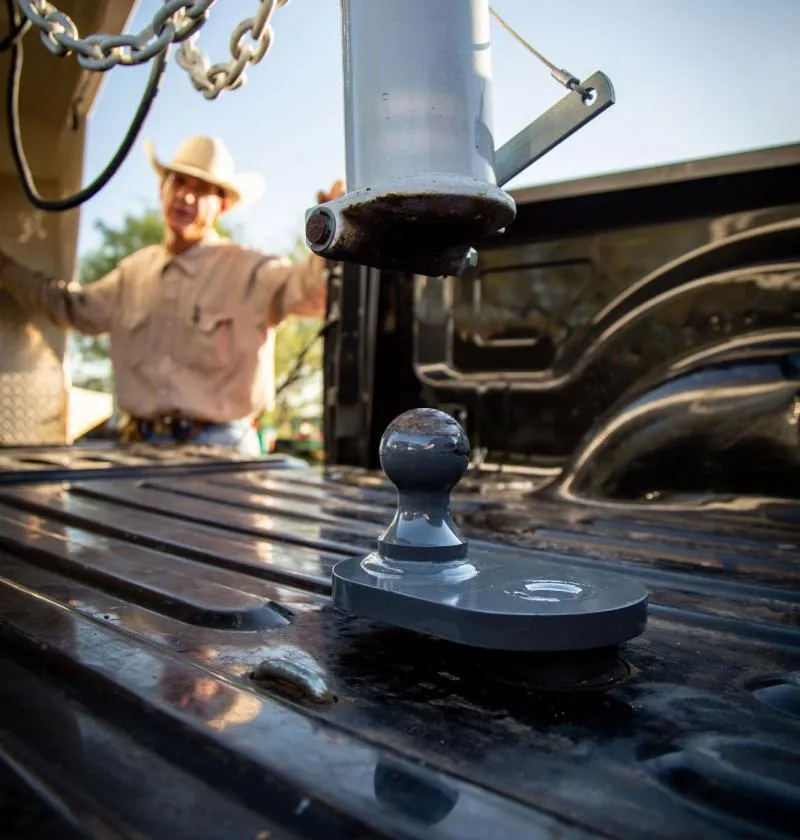 GNXA4585 4 HITCH EXTENDER FOR TURNOVERBALL GOOSENECK HITCH FOR TOYOTA TUNDRA TRUCKS