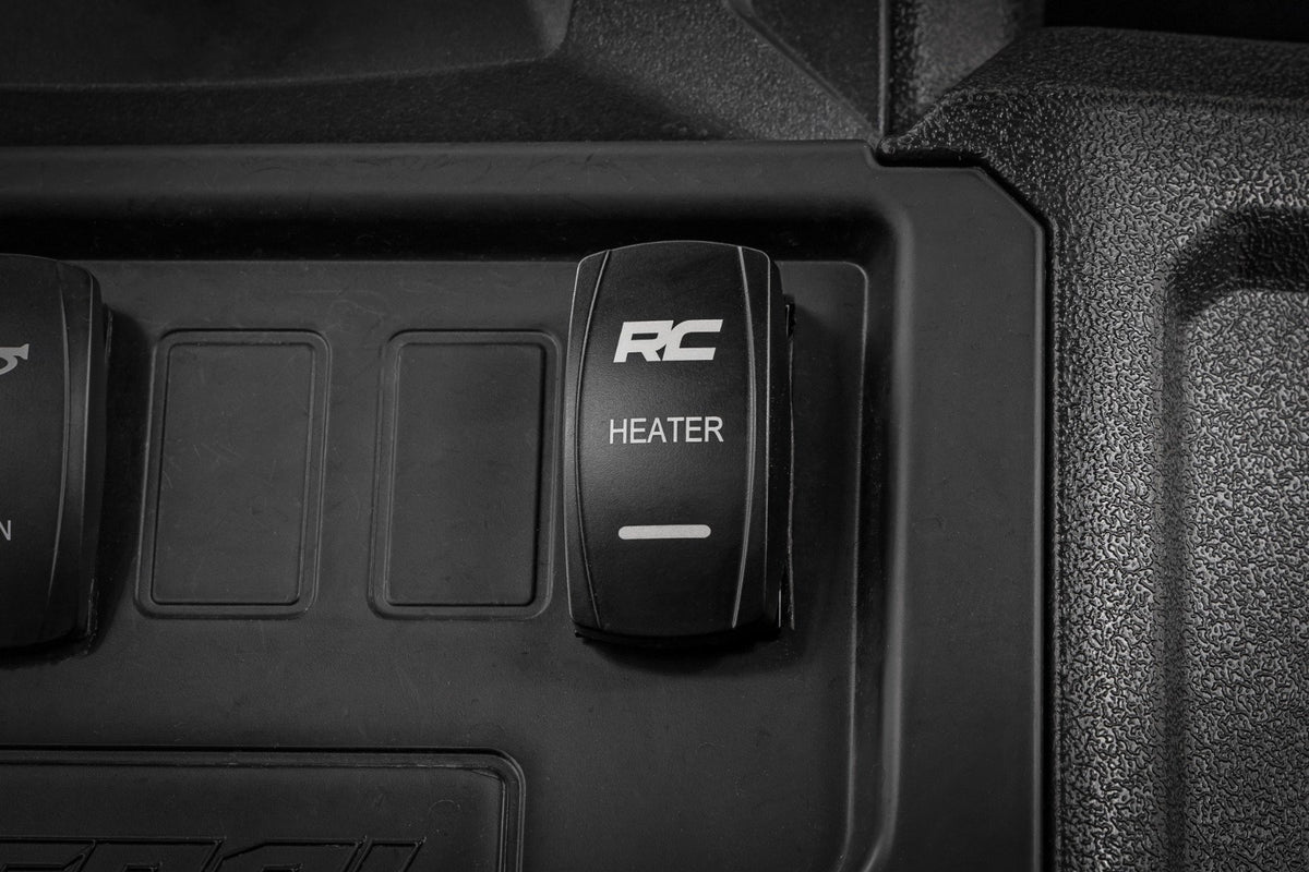 Rocker Switch | Cab Heater | 2x1 with Logo | Blue Back Light | Polaris General XP 4 1000 