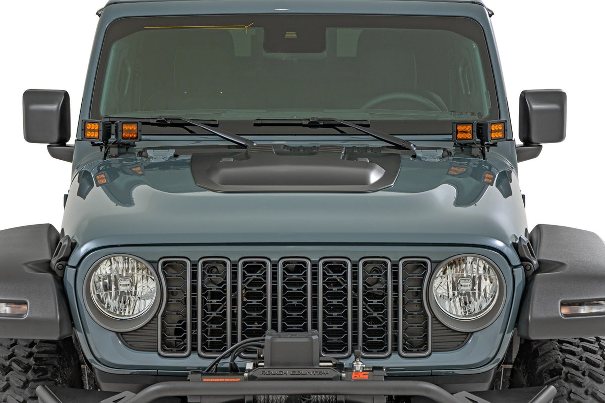 Hood Scoop | PAU Granite Crystal | Jeep Gladiator JT/Wrangler JL 4WD (18-26)