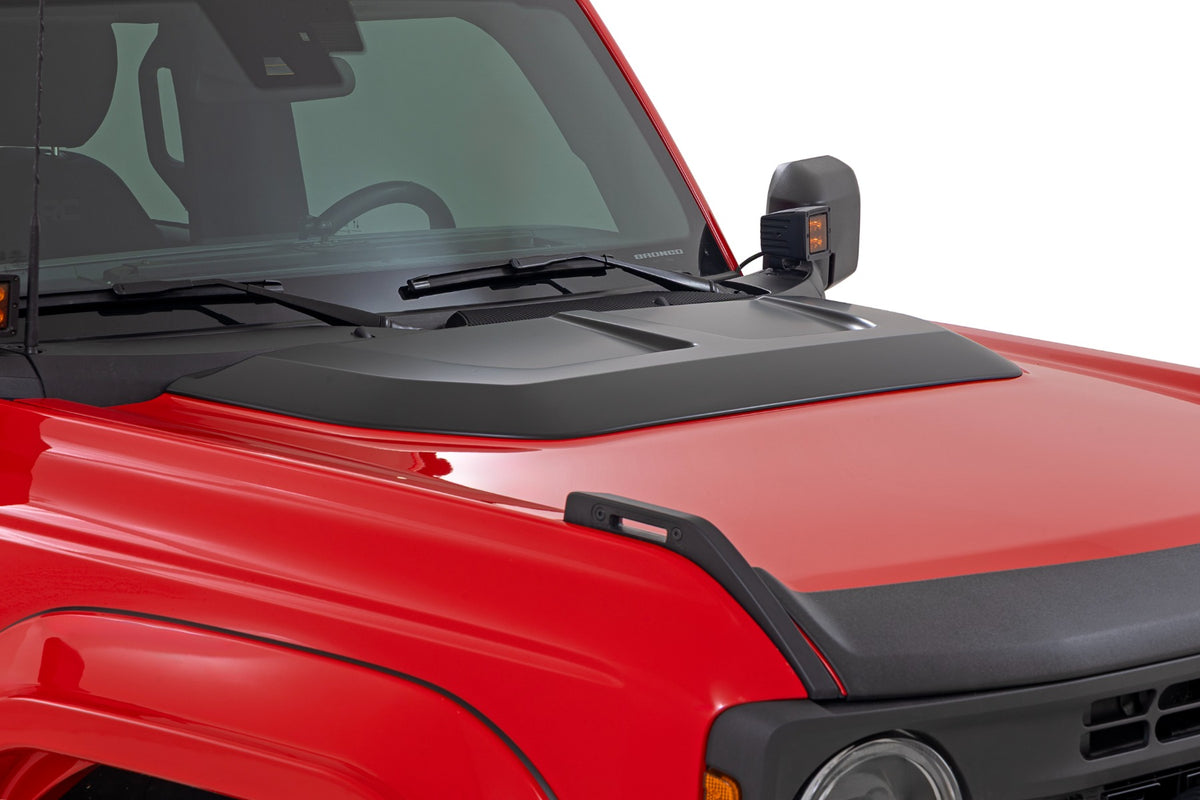 Hood Scoop | YZ Oxford White | Ford Bronco 4WD (2021-2025)