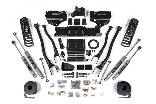 2019-2024 Ram 2500 4" 4-Link Gas - Rear AirRide - Fox Shocks