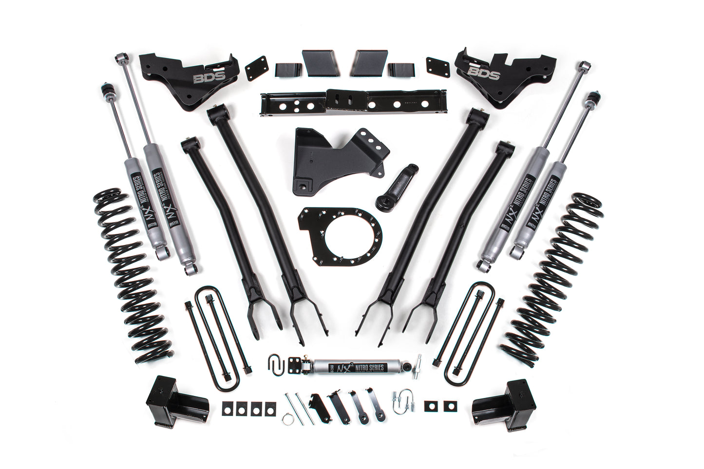 2023-2026 Ford F350 Super Duty 4wd 7" 4-Link Suspension Lift Kit  4" Rear  Block