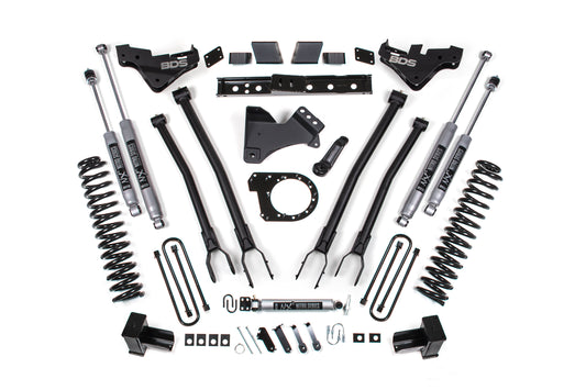 2023-2026 Ford F350 Super Duty 4wd 7" 4-Link Suspension Lift Kit  4" Rear  Block