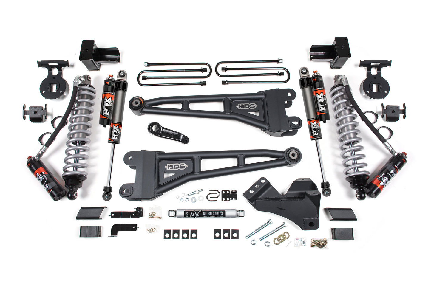 2023-2026 Ford F350 DRW 4WD 5" Radius Arm Suspension Lift Kit  3" Rear  Block  D