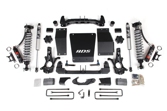2014-2018 GM 1500 4wd 4" Suspension Lift Kit  Alum/Stamped  2" Rear  Block - 2.5