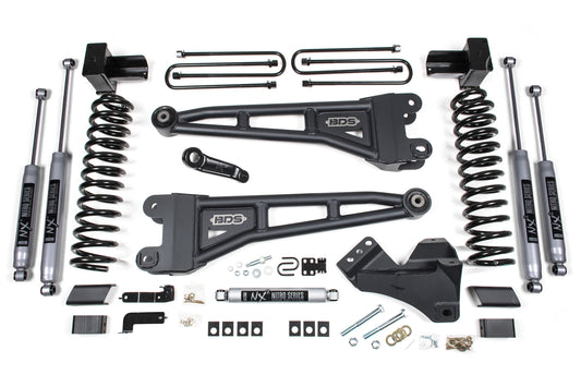 17-19 F350 DRW 4" Radius Arm Lift Kit - Diesel - Fox