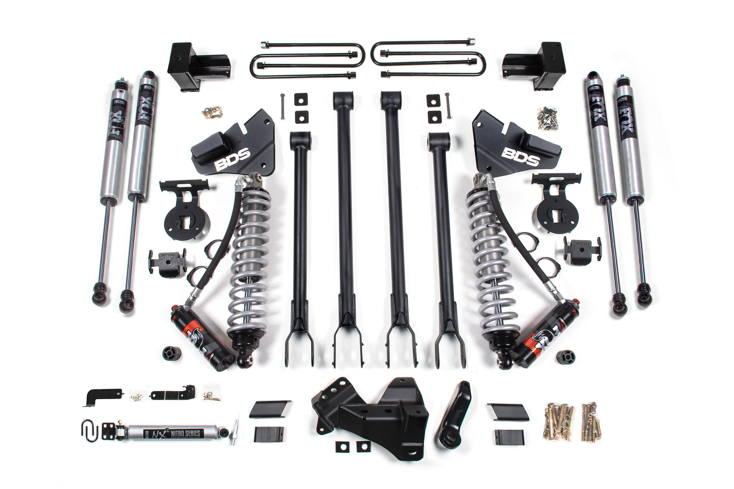 2020-2022 Ford F250/350 4wd 5" 4-Link Suspension Lift Kit  4" Rear  Spring  Dies