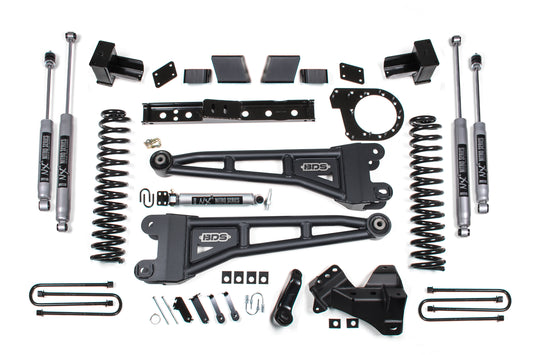 2020-2022 Ford F250/F350 4wd 7" Radius Arm Suspension Lift Kit  5" Rear  Block