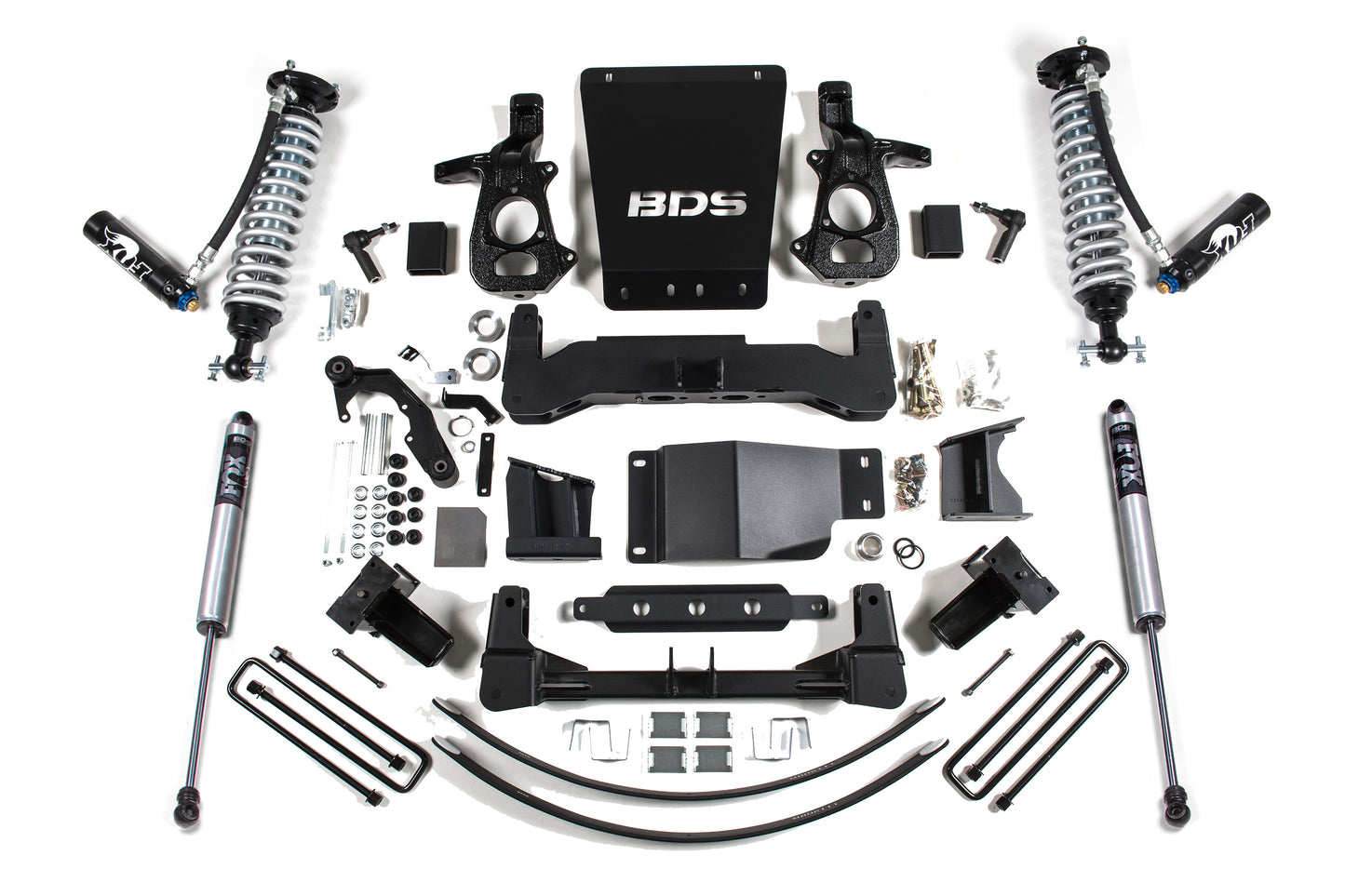 2014-2018 GM 1500 4WD 8" Suspension Lift Kit  6" Rear Block - 2.5 Series DSC Fro
