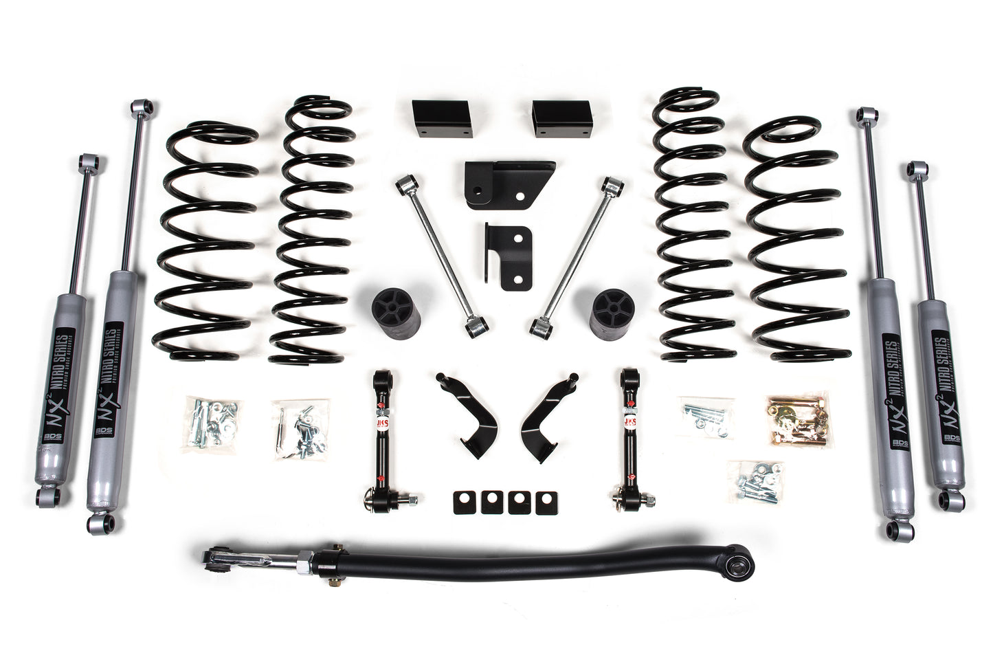 2018-2025 Jeep Wrangler JL - 4Dr-  3" Suspension Lift Kit - Coil Spring Front/Re