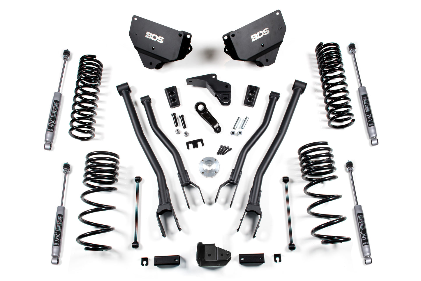 2014-2018 Ram 2500 4" 4-Link Suspension Lift  2.5" Rear  Spring  Gas - Fox 2.5 P