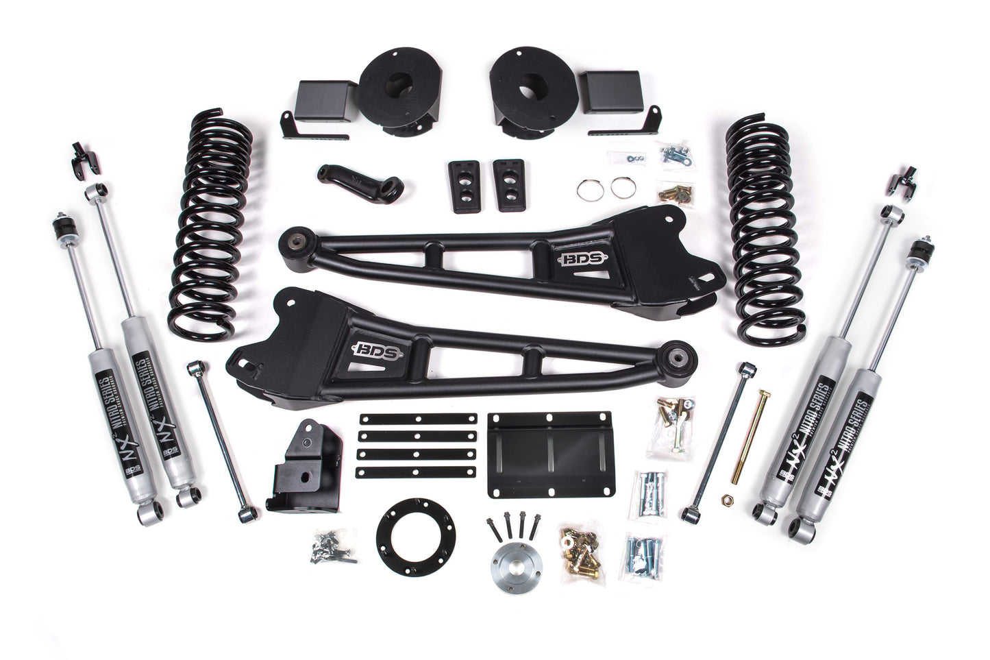 2014-2018 Ram 2500 4wd  6" Radius Arm Suspension Lift Kit  5" Rear  Spacer - Die
