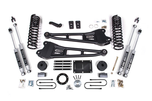 2013-2018 Ram 3500 4wd  6" Radius Arm Suspension Lift Kit  6" Rear  Block - Dies