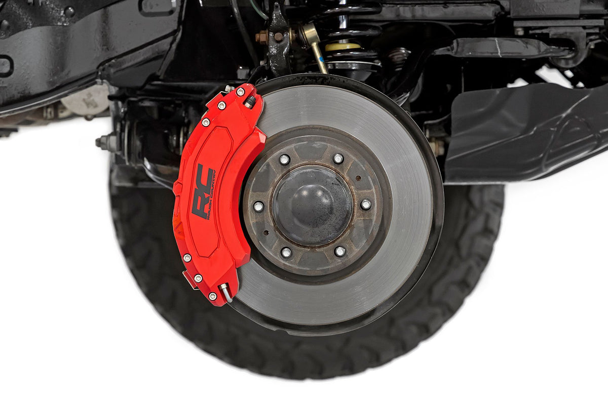 Caliper Covers | Front and Rear | Red | Ford F-150 2WD/4WD (2021-2026)