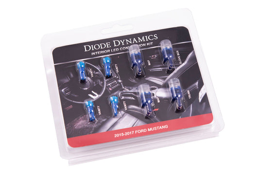 Diode Dynamics - 2015-2017 Mustang Interior Kit - Stage 1 (Blue)