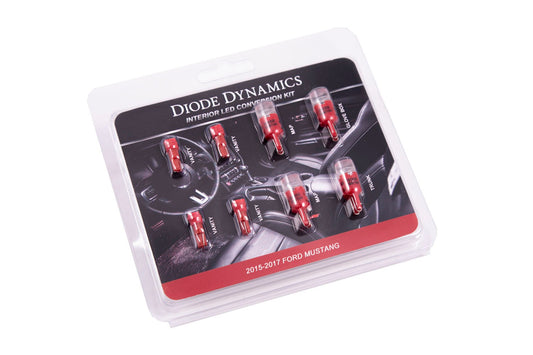 Diode Dynamics - 2015-2017 Mustang Interior Kit - Stage 2 (Red)