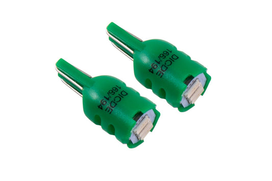 Diode Dynamics - 194 HP3 LED Green Short (pair)