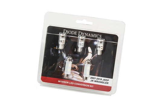 Diode Dynamics - Wrangler JK 4dr Interior Kit - Stage 1 Cool White