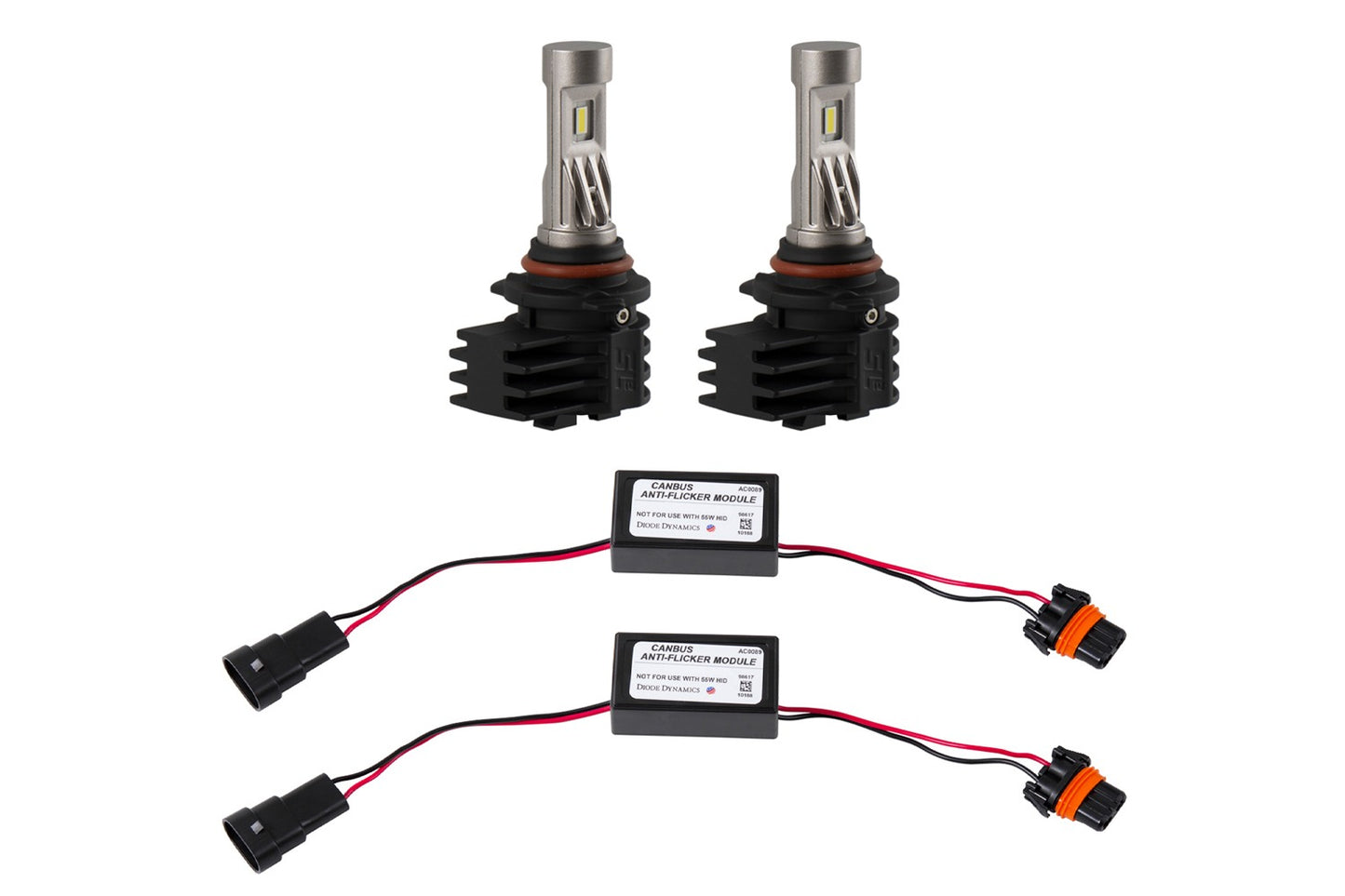 Diode Dynamics - 9006/9012 White SL2 LED Bulbs (pair) With AntiFlicker Modules