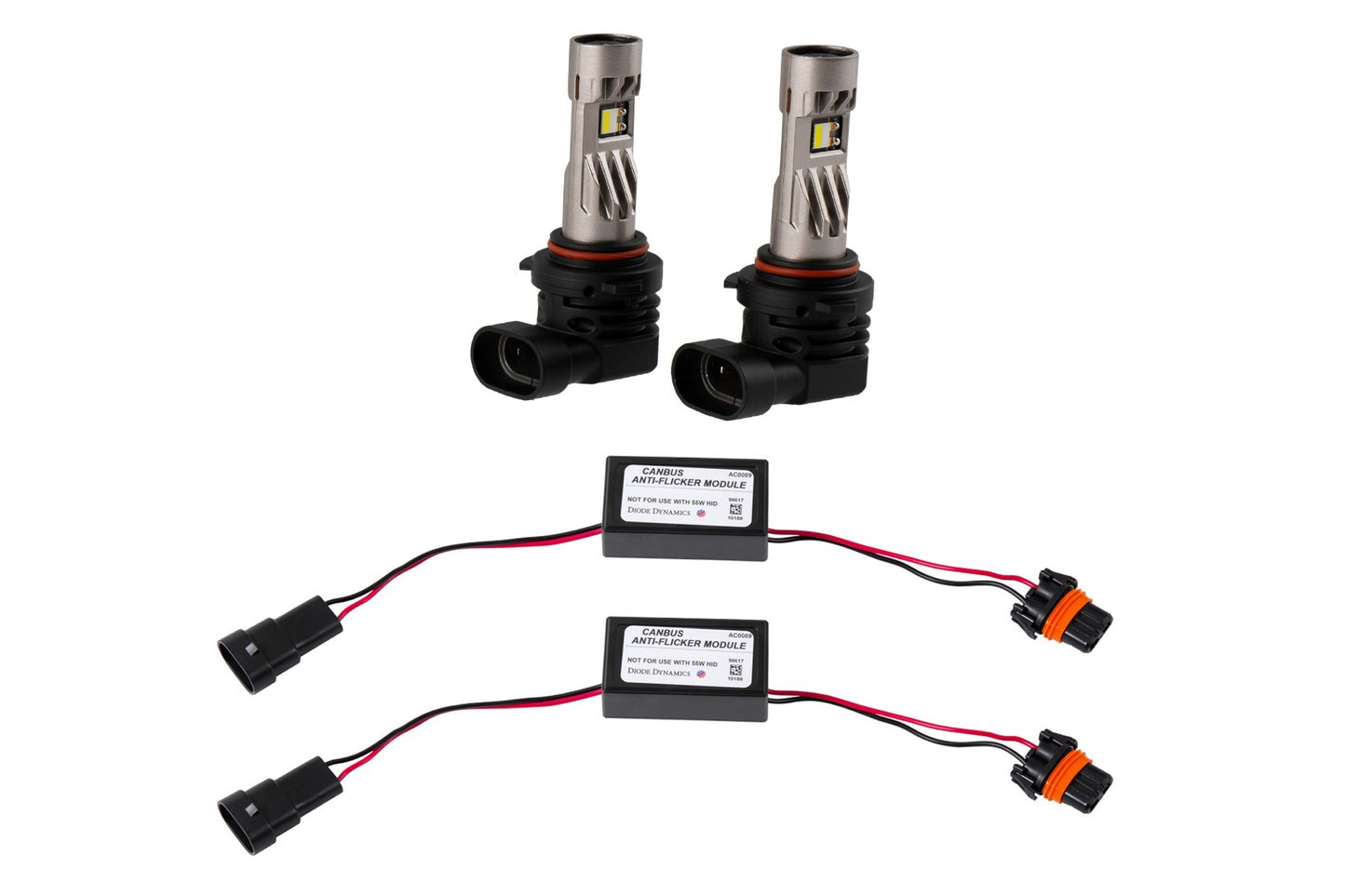 Diode Dynamics - 9006/9012 White SL2 Pro LED Bulbs (pair) With AntiFlicker Modules