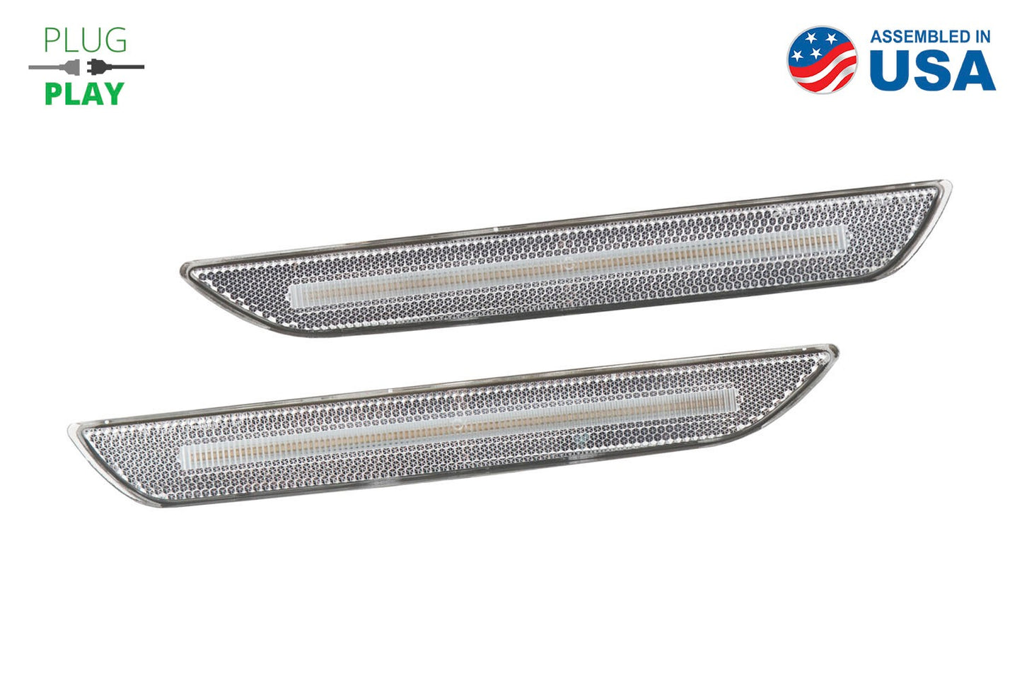 Diode Dynamics - LED Sidemarkers For 2015-2023 EU/AU Ford Mustang  Clear (pair)