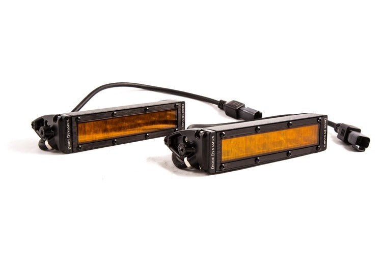 Diode Dynamics - SS6 Amber SAE Fog/Wide Light Bar (pair)