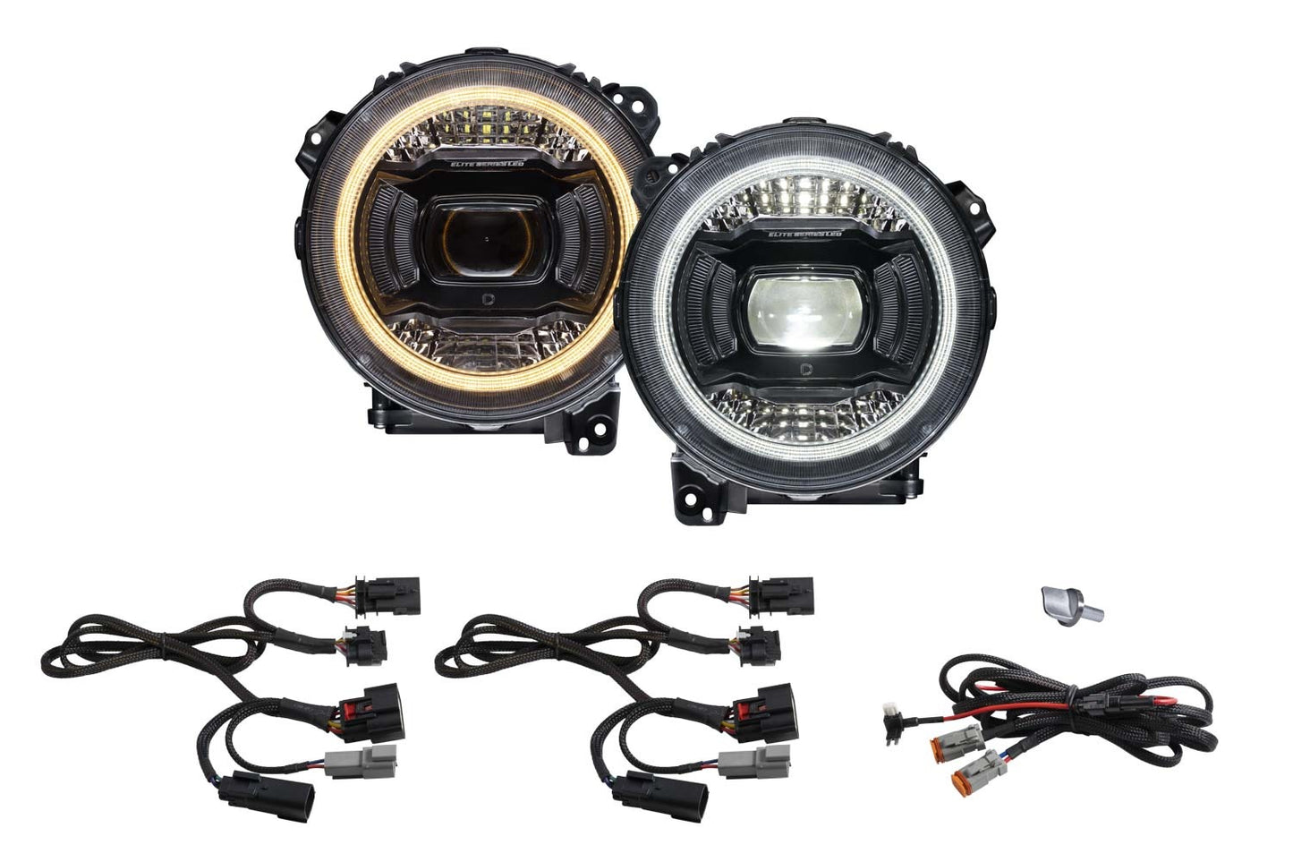 Diode Dynamics - Elite LED Headlights For 2018+ Jeep JL Wrangler