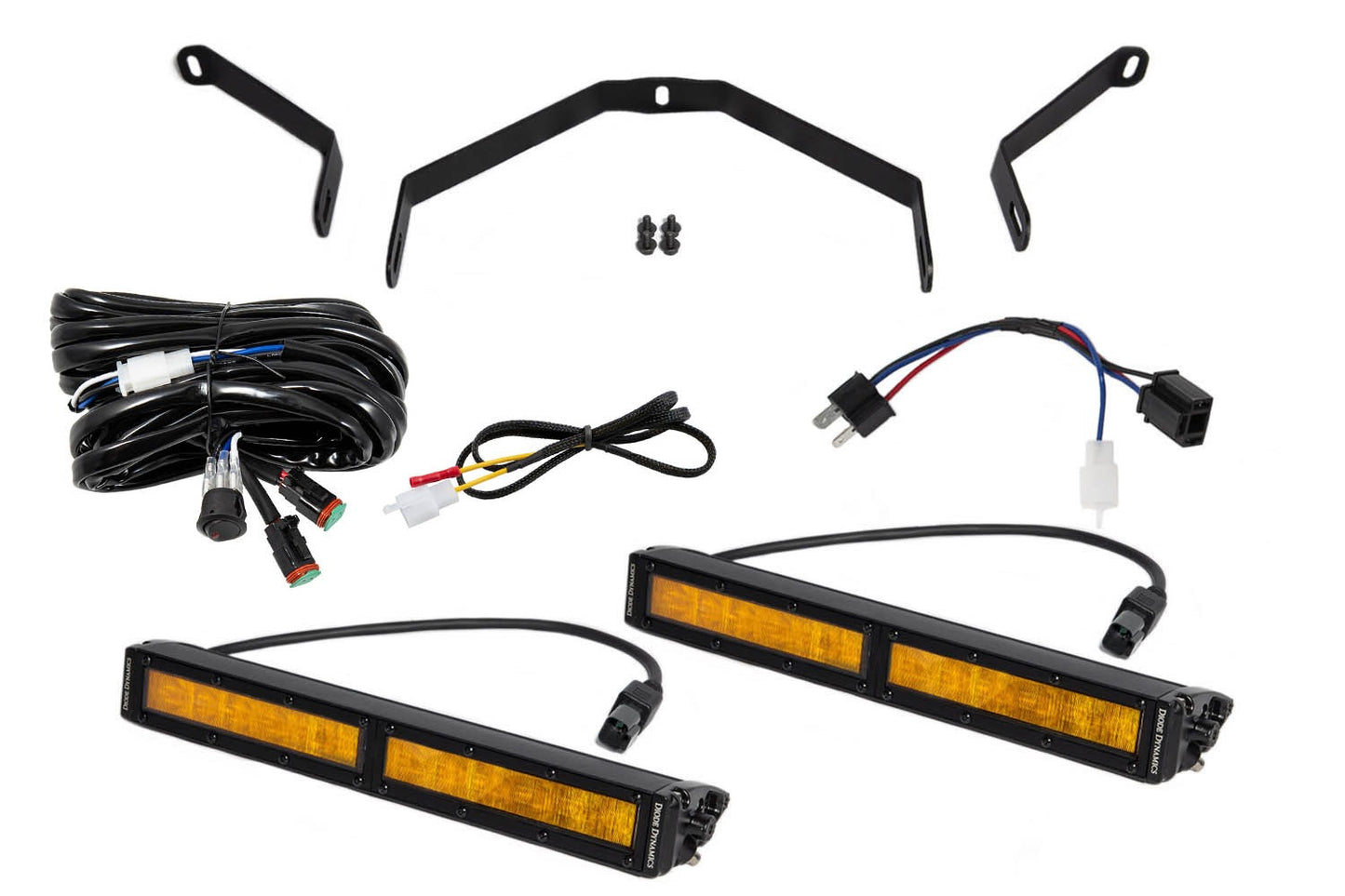 Diode Dynamics - SS12 Driving Light Kit For 2014-2021 Toyota Tundra  Amber Wide
