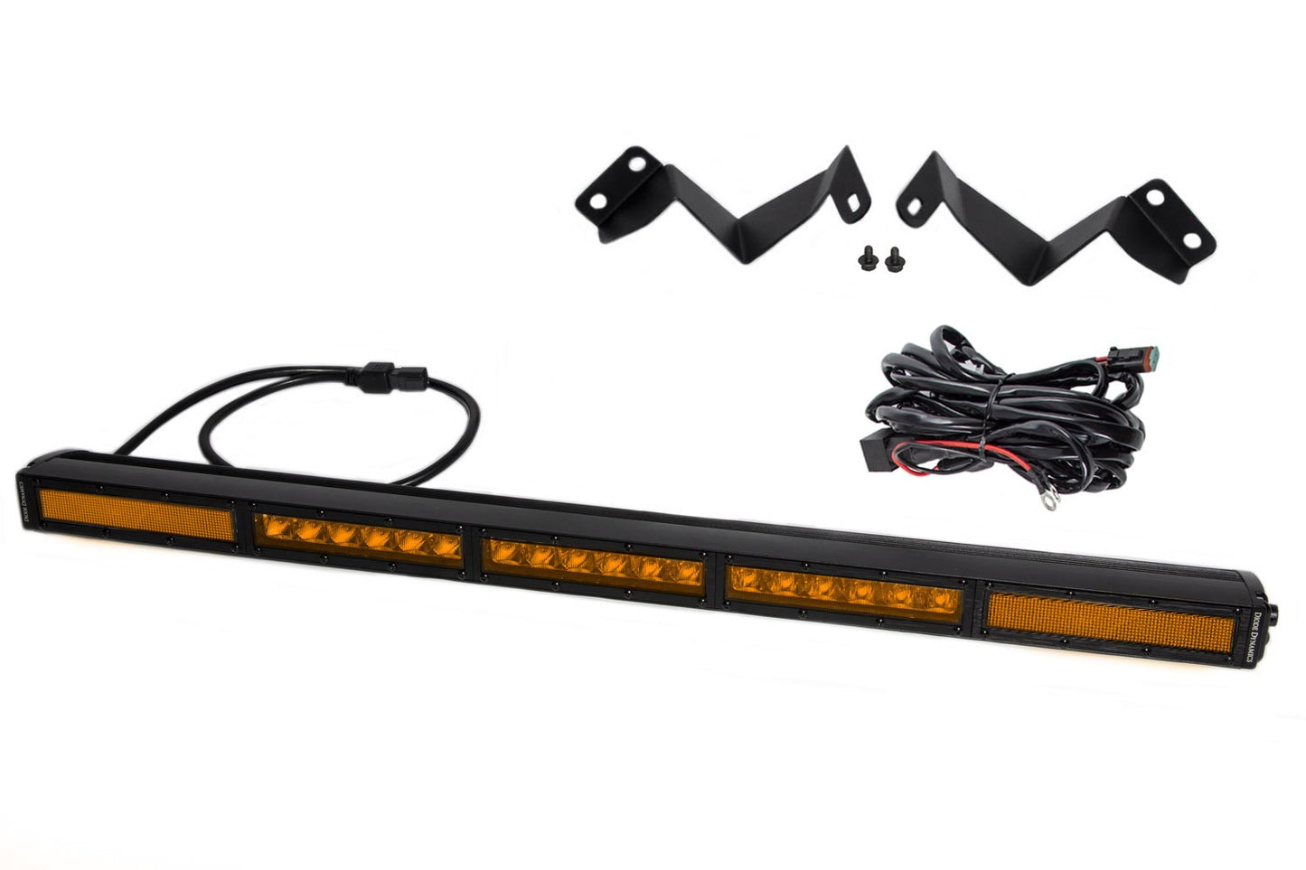 Diode Dynamics - SS30 Stealth Lightbar Kit For 2016-2023 Toyota Tacoma  Amber Combo