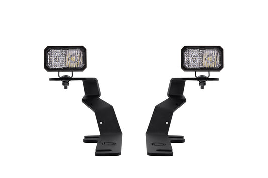 Diode Dynamics - Stage Series 2in LED Ditch Light Kit For 2015-2020 Ford F-150/Raptor  Pro White Combo