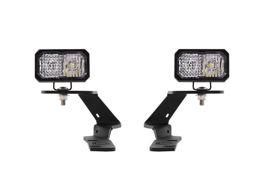 Diode Dynamics - Stage Series 2in LED Ditch Light Kit For 2019-2021 Ford Ranger  Pro White Combo