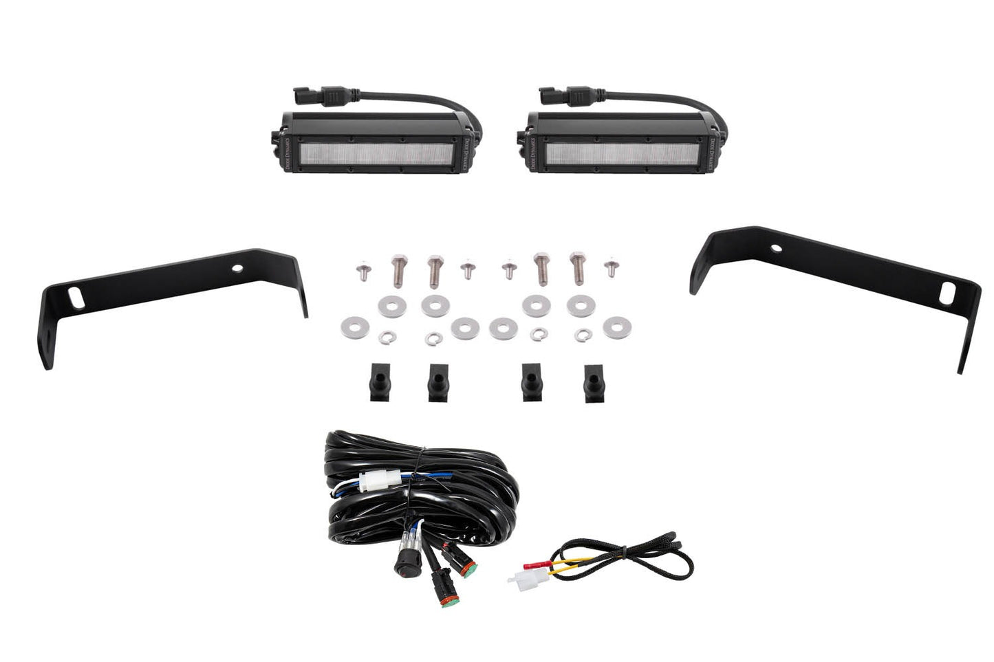Diode Dynamics - SS6 LED Lightbar Kit For 2019-2021 Ford Ranger  White Wide