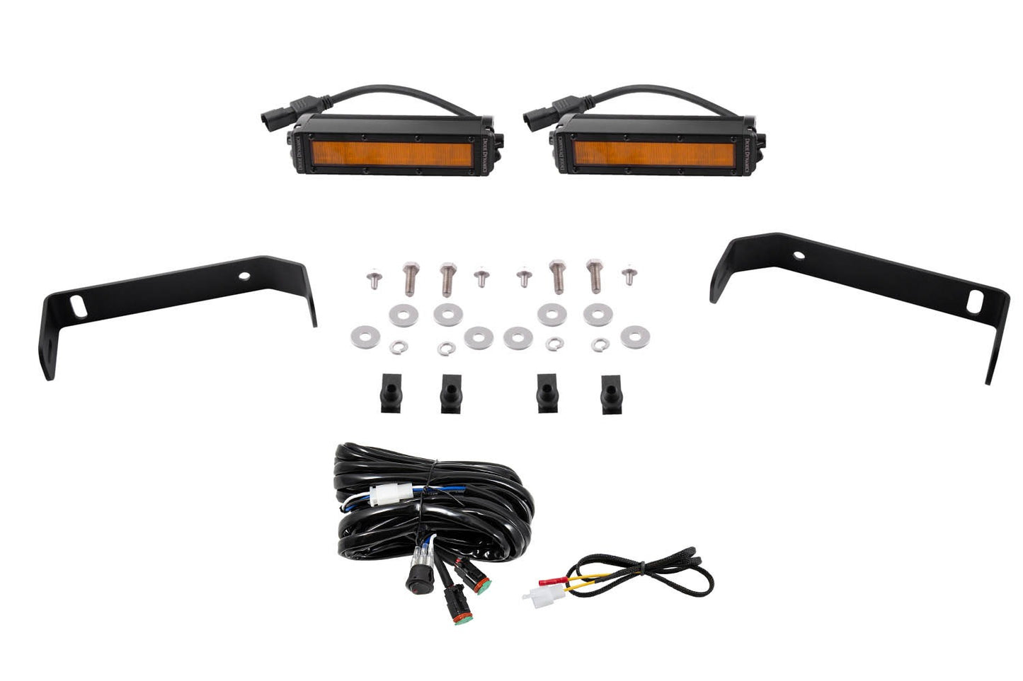 Diode Dynamics - SS6 LED Lightbar Kit For 2019-2021 Ford Ranger  Amber Wide