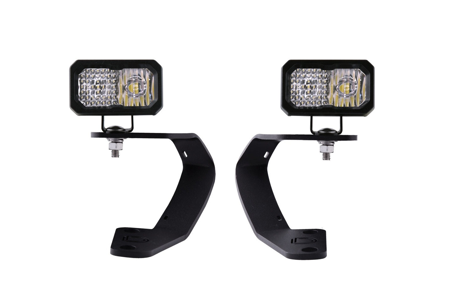 Diode Dynamics - Stage Series 2in LED Ditch Light Kit For 2010-2024 Toyota 4Runner  Sport White Combo