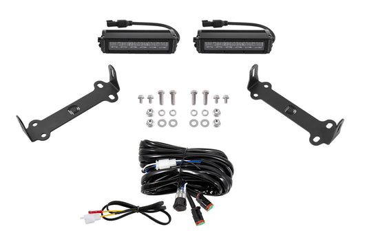 Diode Dynamics - SS6 SAE/DOT LED Lightbar Kit For 2014-2023 Toyota 4Runner  SAE/DOT White Driving
