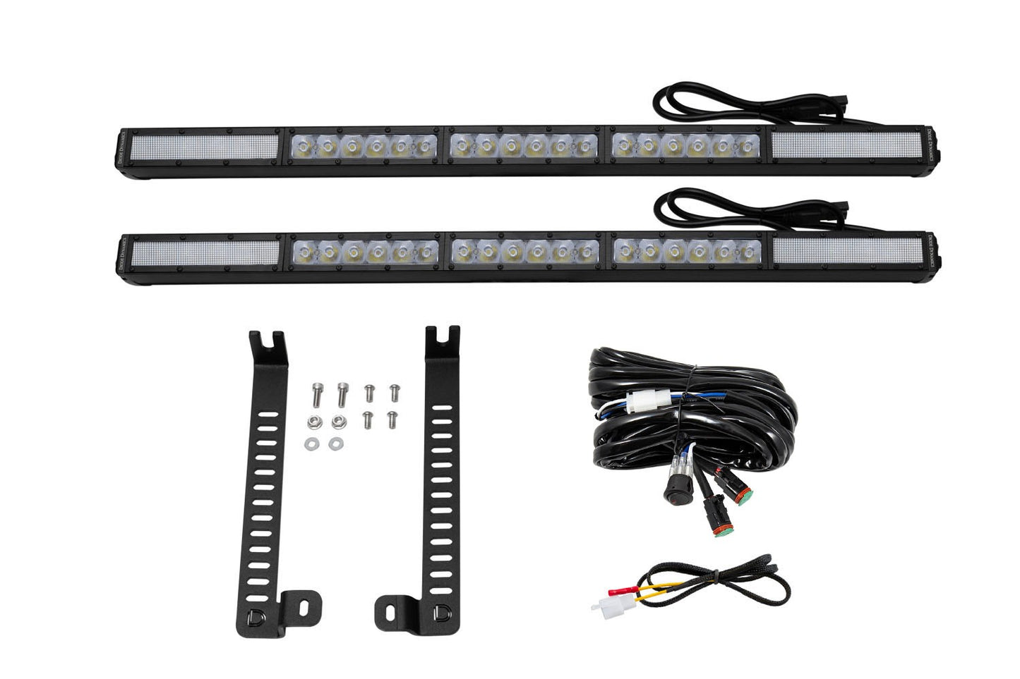 Diode Dynamics - SS30 Dual Stealth Lightbar Kit For 2014-2019 Toyota 4Runner  White Combo