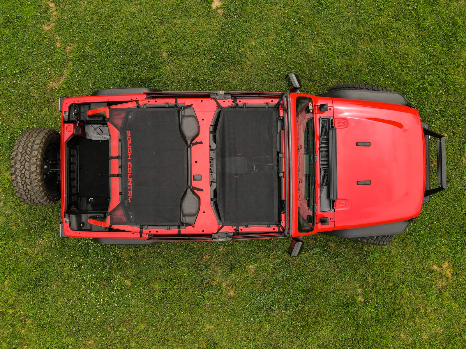 Mesh Bikini Top Plus | Black | Jeep Wrangler JL (21-23)/Wrangler Unlimited (18-23) 