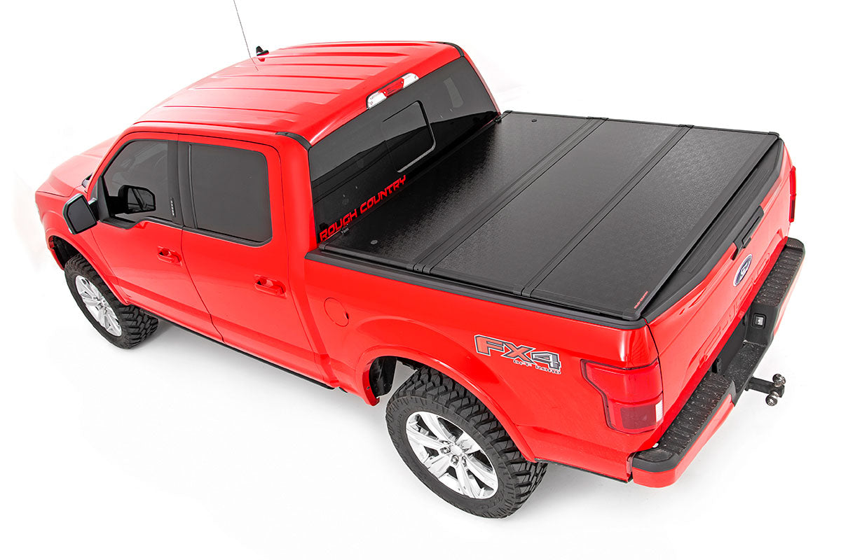 Hard Folding Bed Cover | 5'7" Bed | Ford F-150/F-150 Lightning/Raptor (15-23)
