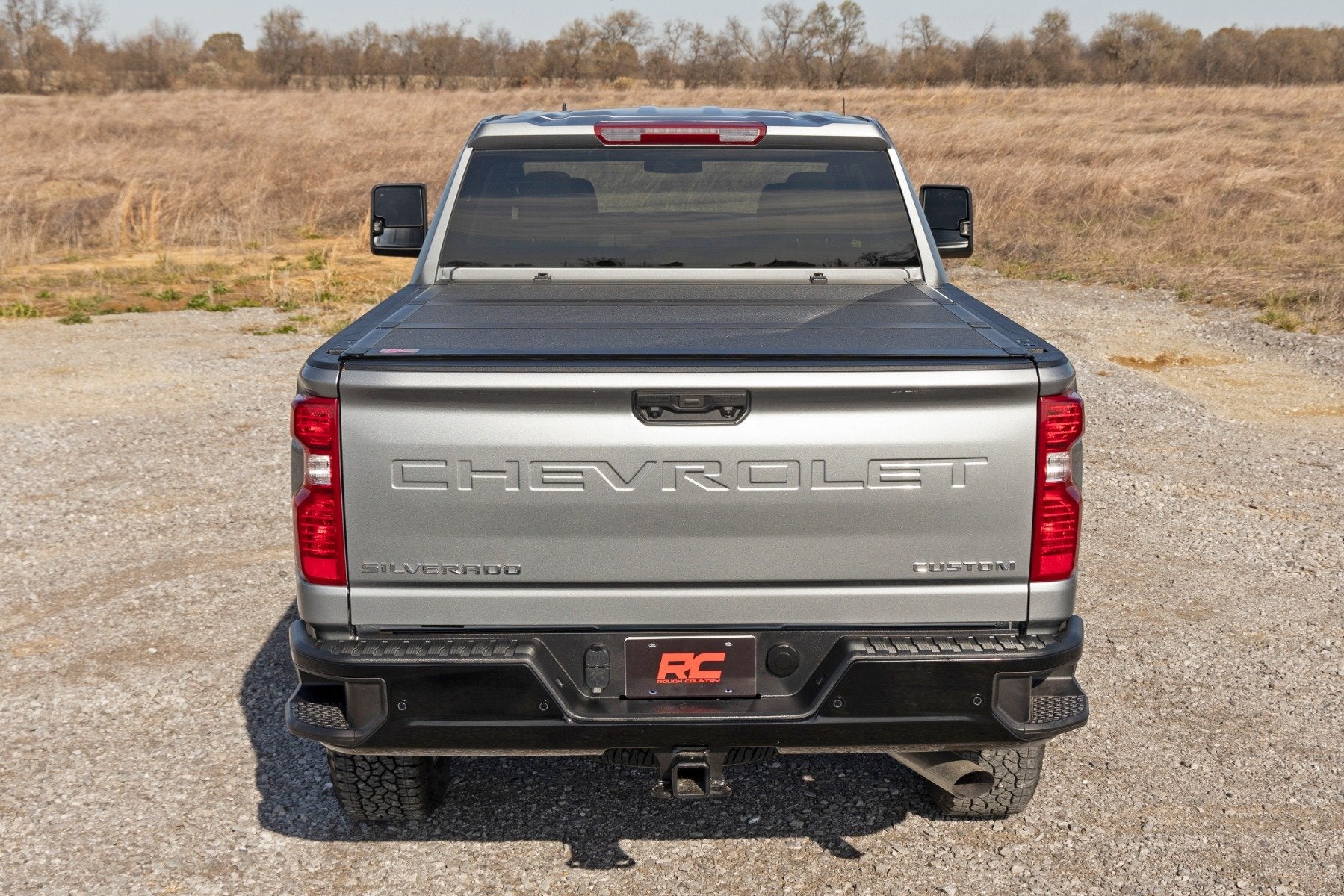 Hard Tri-Fold Flip Up Bed Cover | 6'9" Bed | Chevy/GMC  Silverado/Sierra 2500HD/3500HD (20-26)