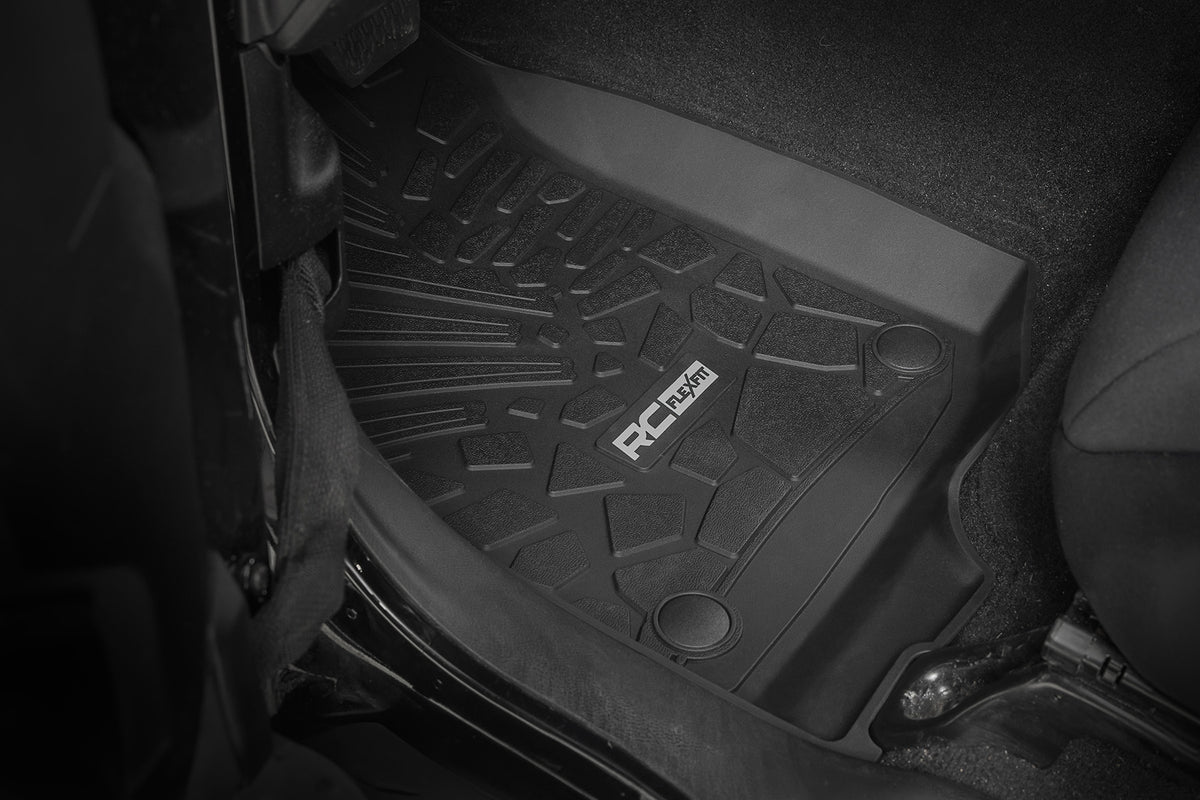 Flex Fit Floor Mats | FR | 2 Door | Jeep Wrangler JL 4WD (2018-2026)