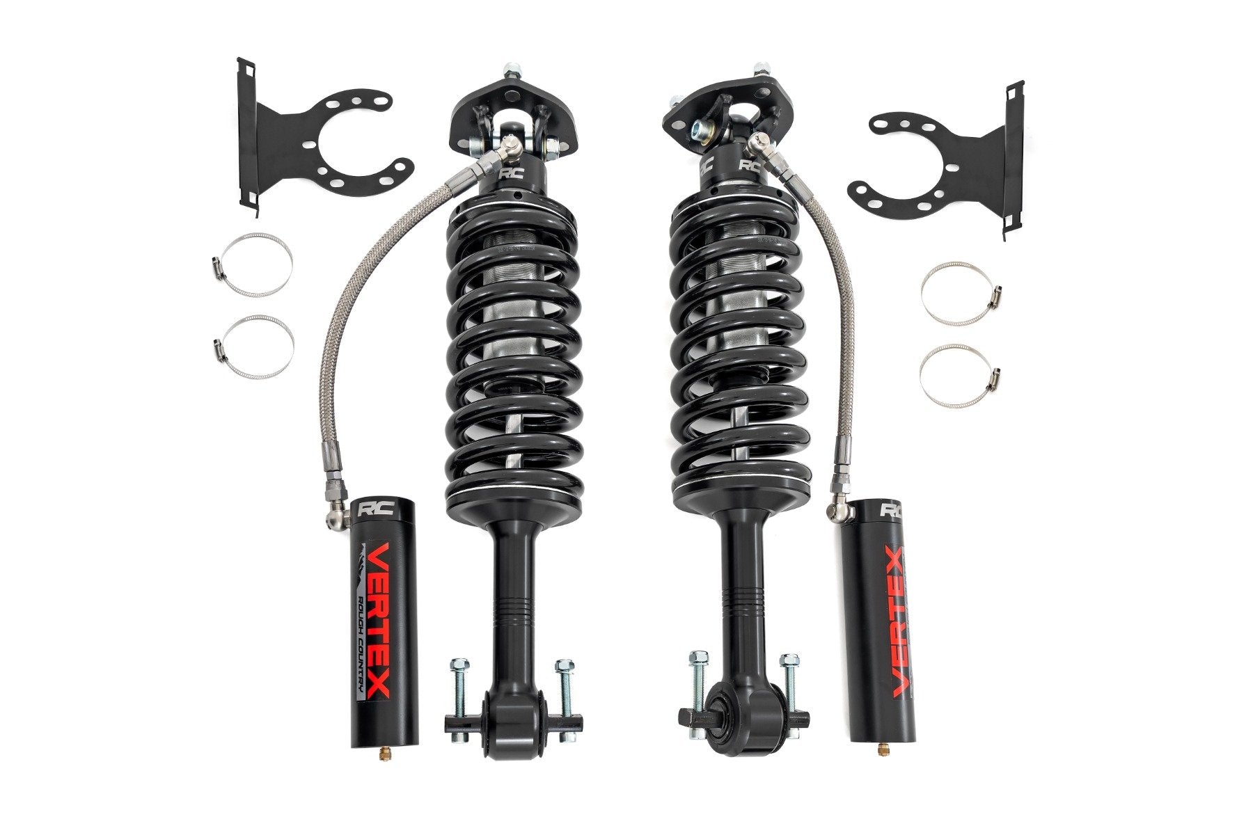 Vertex 2.5 Remote Reservoir Leveling Coilovers | 2 Inch | Chevy/GMC Sierra/Silverado 1500 (19-26) 