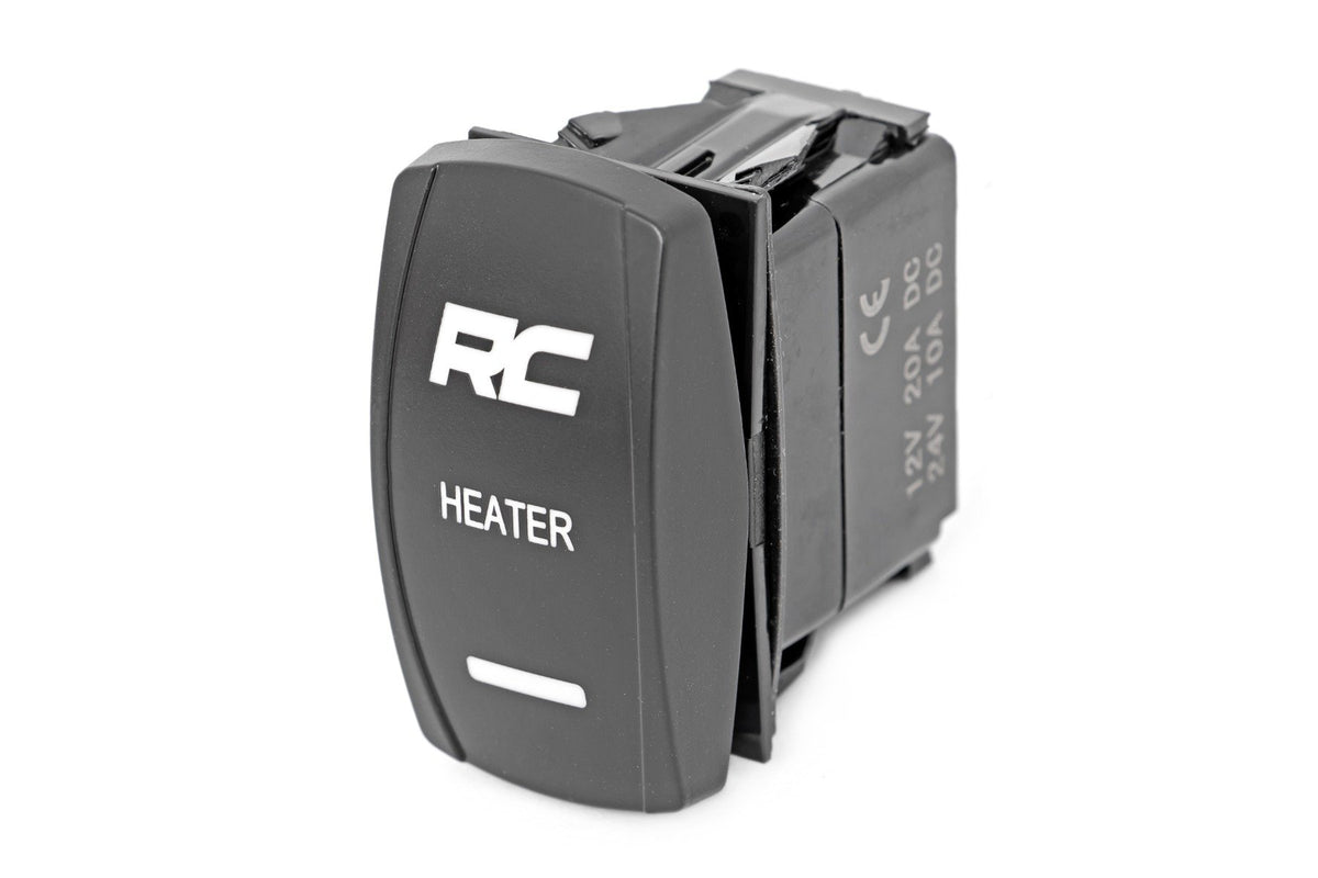 Rocker Switch | Cab Heater | 2x1 with Logo | Blue Back Light | Polaris General XP 4 1000 