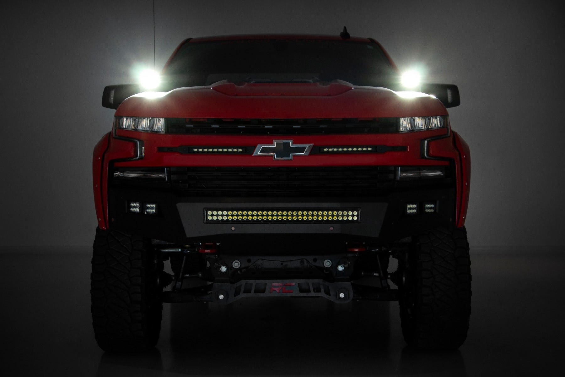 LED Light Kit | Ditch Mount |  3" OSRAM | Wide | Chevy Silverado 1500 (19-24)