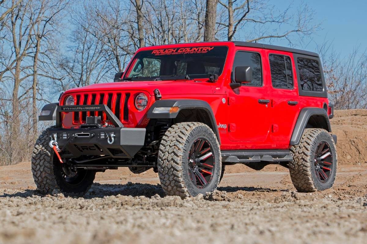 3.5 Inch Lift Kit | Adj Lower | FR D/S | M1R | Jeep Wrangler Unlimited 4WD (18-23)