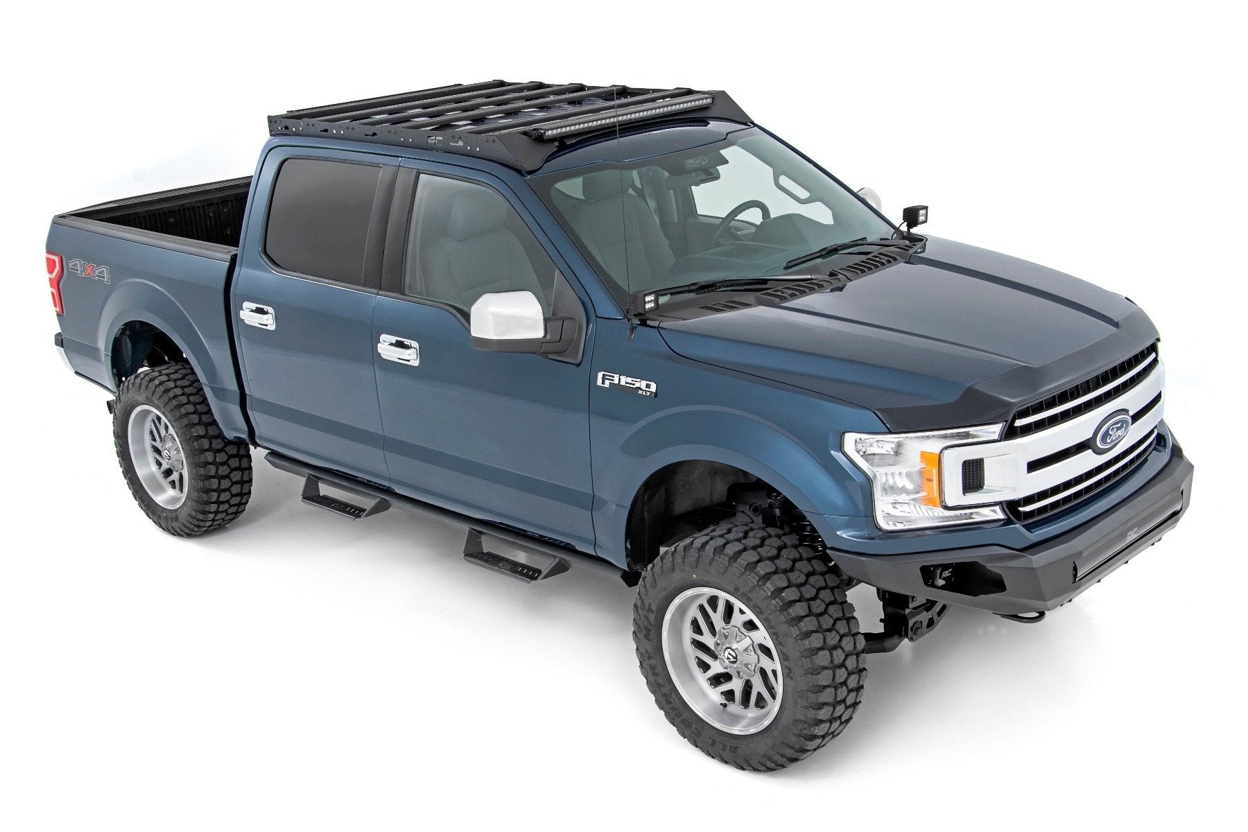 LED Light Pair | Ditch Mount | 2" Black DRL | Ford F-150 (15-26)/F-150 Lightning (22-26)