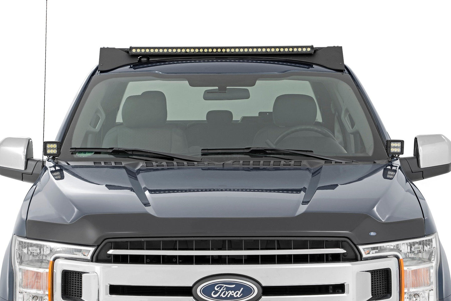 LED Light Pair | Ditch Mount | 2" Black DRL | Ford F-150 (15-26)/F-150 Lightning (22-26)