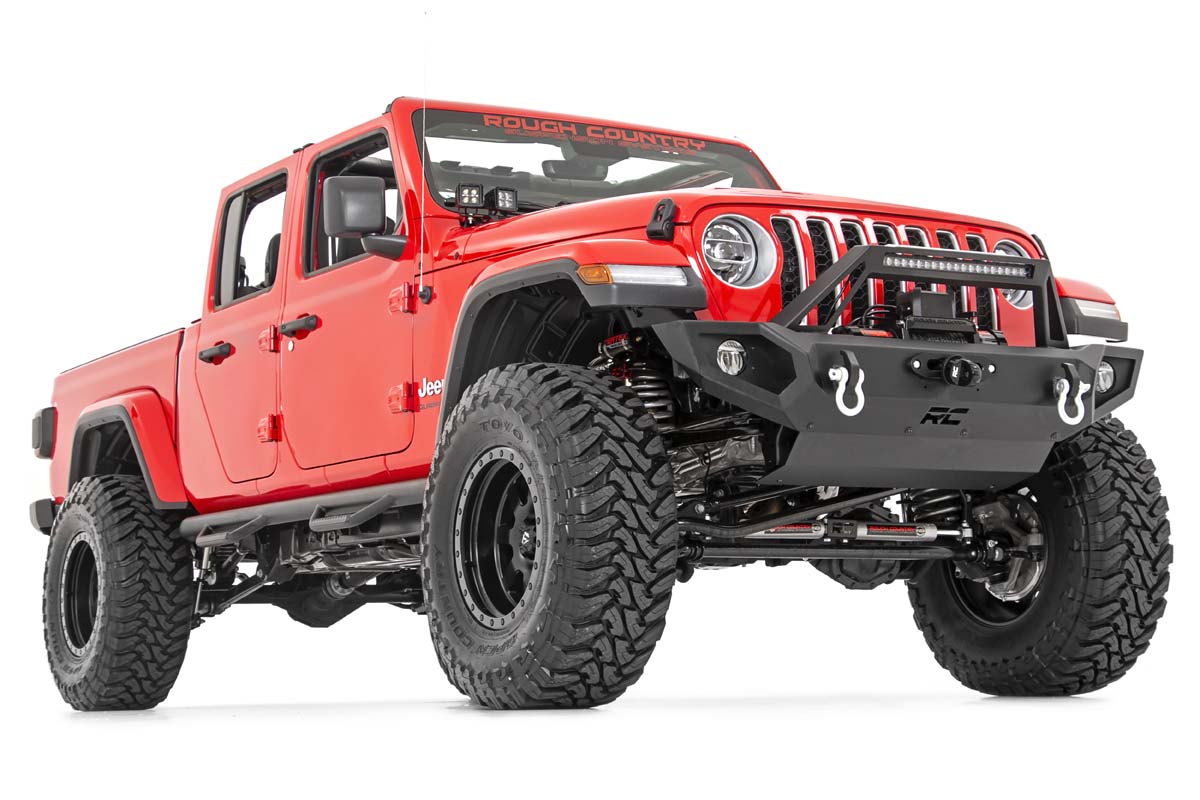 LED Light Kit | Quad | Cowl Mount | 2" Black | White DRL | Jeep Gladiator JT/Wrangler JL (18-24)