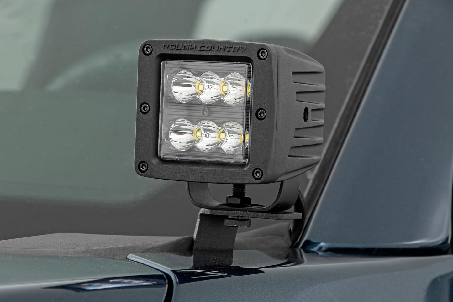 LED Light Kit | Ditch Mount | 2" Black Pair | Spot | Ford F-150 (15-24)/F-150 Lightning (22-24) 