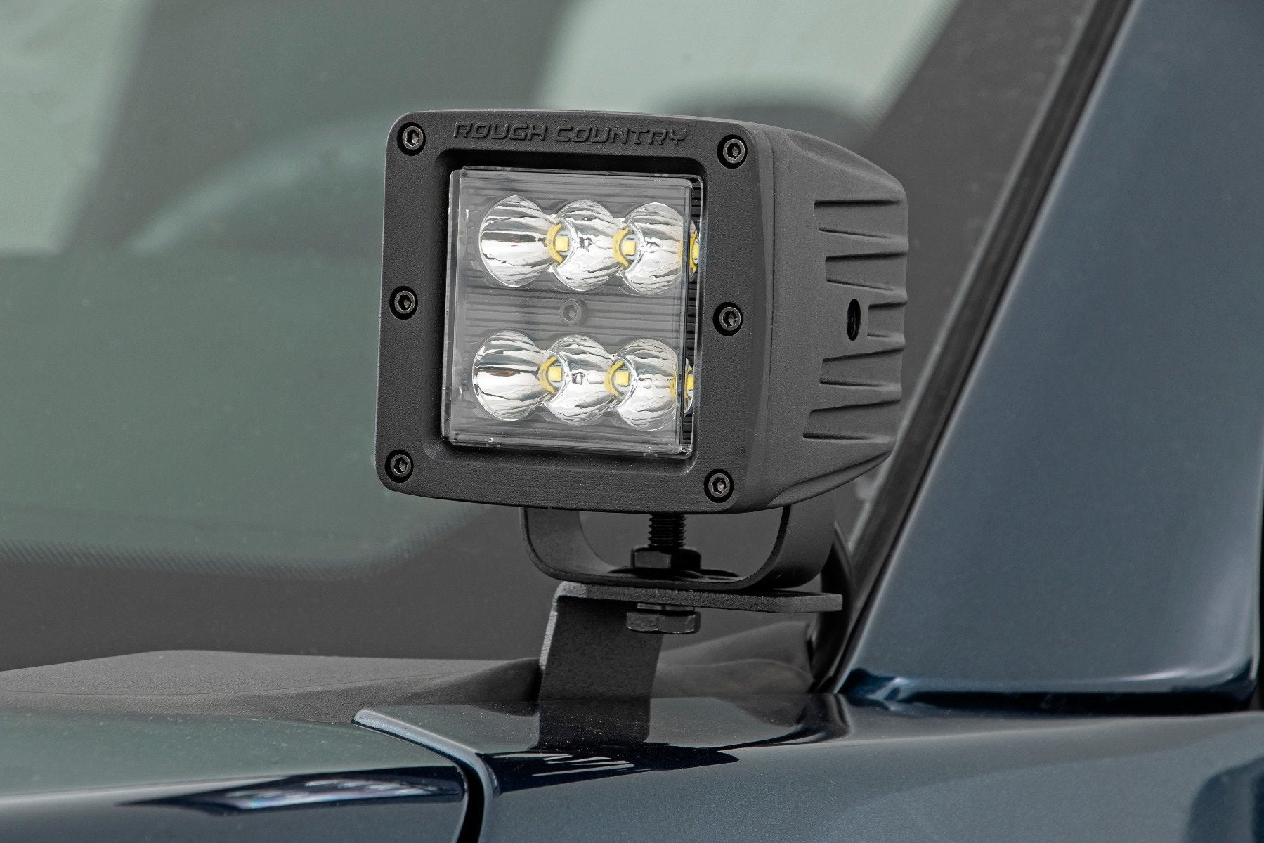 LED Light Pair | Ditch Mount | 2" Black DRL | Ford F-150 (15-26)/F-150 Lightning (22-26)